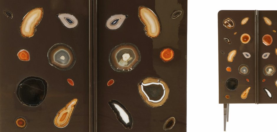 Patrick Naggar Gem Cabinet шкаф украшенный агатами Patrick Naggar Gem Cabinet шкаф украшенный агатами - Loft-Concept в Перми
