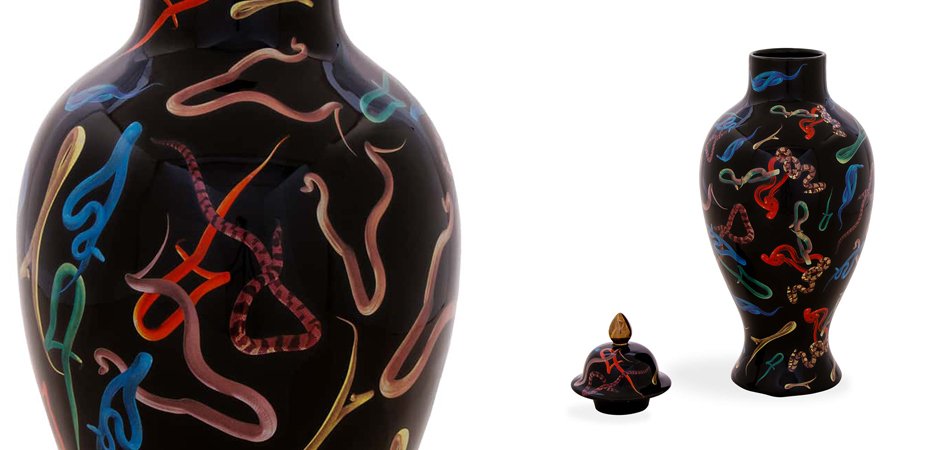 Ваза Seletti Vase Snakes Toiletpaper Ваза Seletti Vase Snakes Toiletpaper - Loft-Concept в Перми