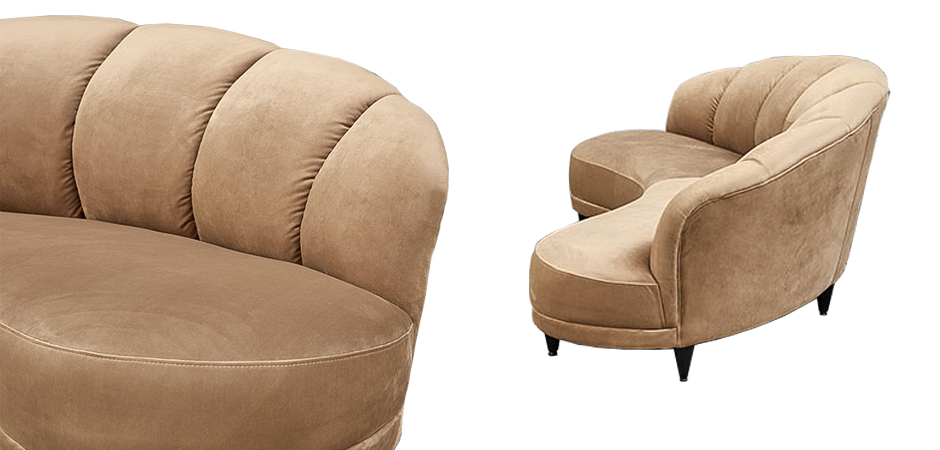 Диван Vanilla Croissant Sofa Диван Vanilla Croissant Sofa - Loft-Concept в Перми