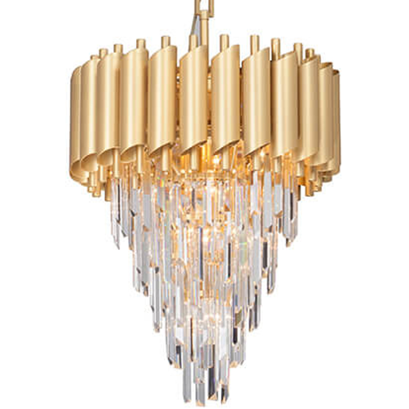 Empire Gold Chandelier Crystal D 50 Глянцевое золото в Перми | Loft Concept 