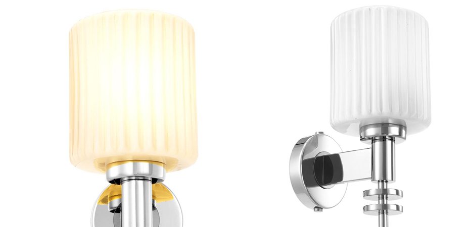 Бра Eichholtz Wall Lamp Ponza Nickel Бра Eichholtz Wall Lamp Ponza Nickel - Loft-Concept в Перми