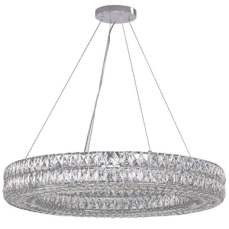 Люстра Crystal Regena Chrome Chandelier 17 Хром Прозрачный (Transparent) в Перми | Loft Concept 