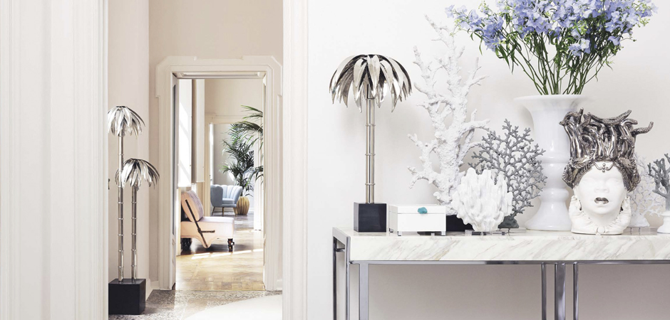 Торшер FLOOR LAMP PALMERY X2 Chromium Торшер FLOOR LAMP PALMERY X2 Chromium - Loft-Concept в Перми