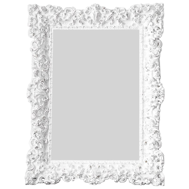 Зеркало Leeuw Mirror White Белый винтажная патина   в Перми | Loft Concept 