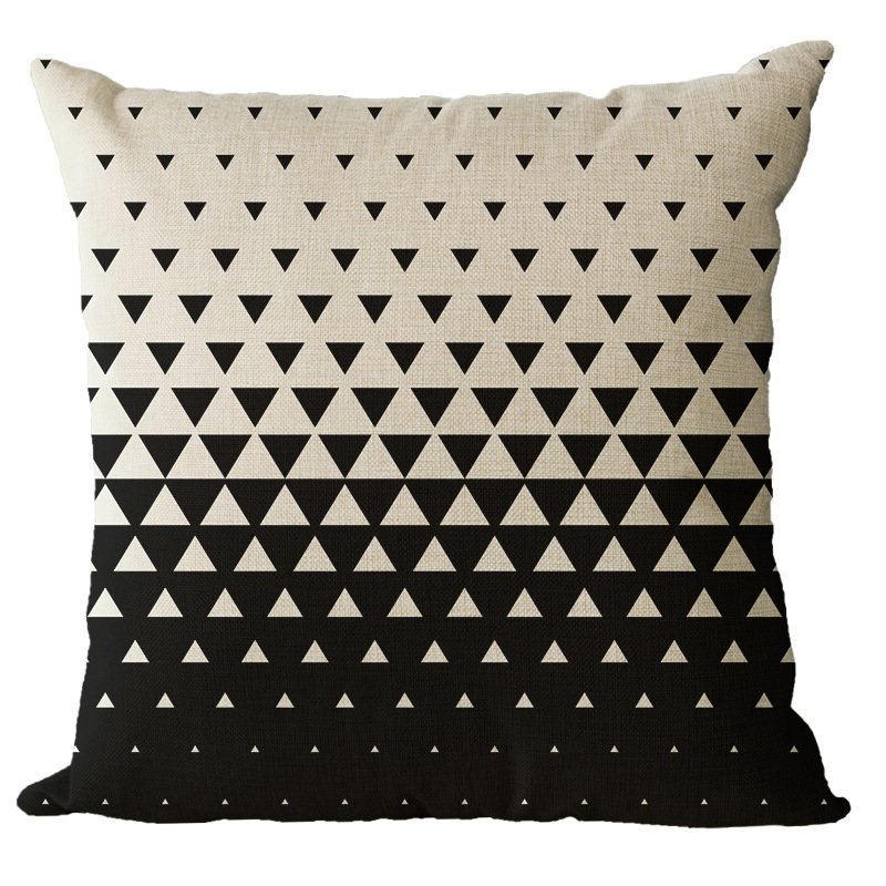 Декоративная подушка Black and White Pattern #7 Декоративная подушка Black and White Pattern #7 в Перми | Loft Concept