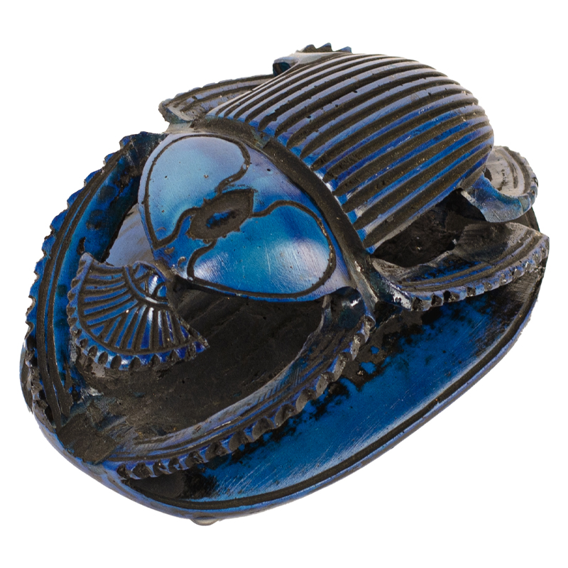 Статуэтка Скарабей Scarab Beetle dark blue Темно-синий Синий Статуэтка Скарабей Scarab Beetle dark blue Темно-синий Синий в Перми | Loft Concept