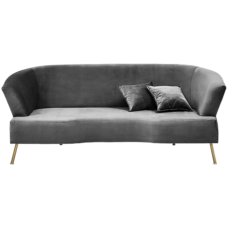 Диван Isis Sofa Gray Серый Золотой в Перми | Loft Concept 