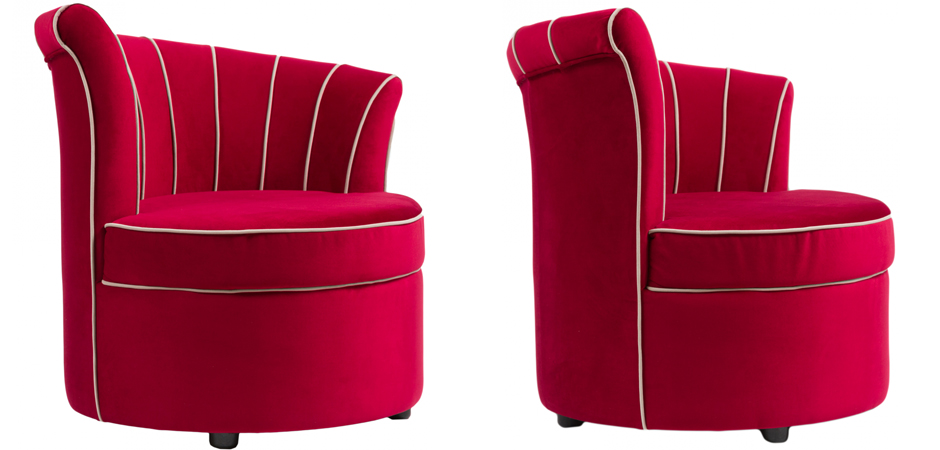 Кресло Curly Backrest Red Кресло Curly Backrest Red - Loft-Concept в Перми