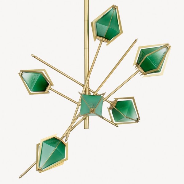 Люстра HARLOW Small Chandelier Gabriel Scott Латунь в Перми | Loft Concept 