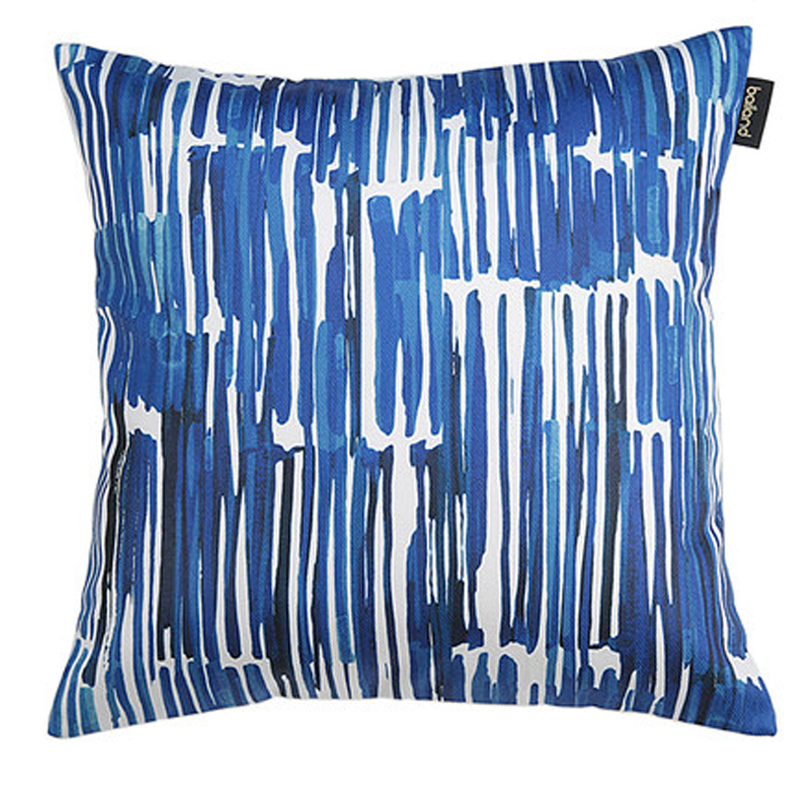 Подушка Pillow Indigo blue Синий Белый в Перми | Loft Concept 