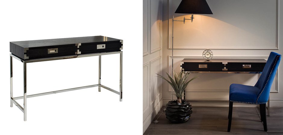 Рабочий стол Black Grace Desk Рабочий стол Black Grace Desk - Loft-Concept в Перми