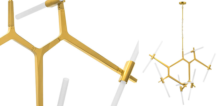 Люстра Agnes Chandelier Gold 14 Люстра Agnes Chandelier Gold 14 - Loft-Concept в Перми