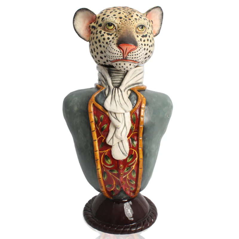 Статуэтка Leopard Figure Tureen Серый в Перми | Loft Concept 