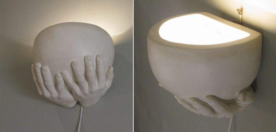 Бра Hands Lighted Wall Sconce by Richard Etts Бра Hands Lighted Wall Sconce by Richard Etts - Loft-Concept в Перми