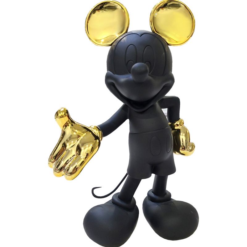 Статуэтка Mickey Mouse statuette black Черный Глянцевое золото в Перми | Loft Concept 