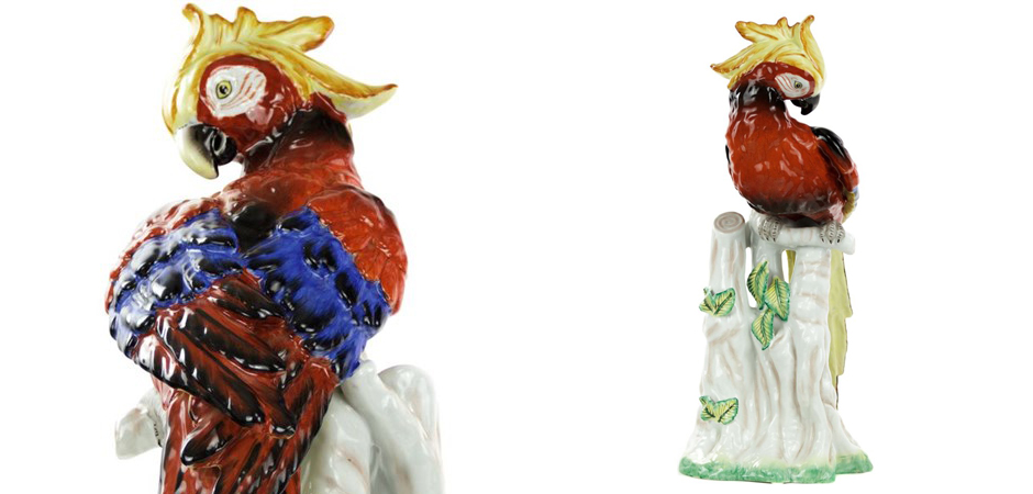Статуэтка Porcelain Red Parrot Статуэтка Porcelain Red Parrot - Loft-Concept в Перми