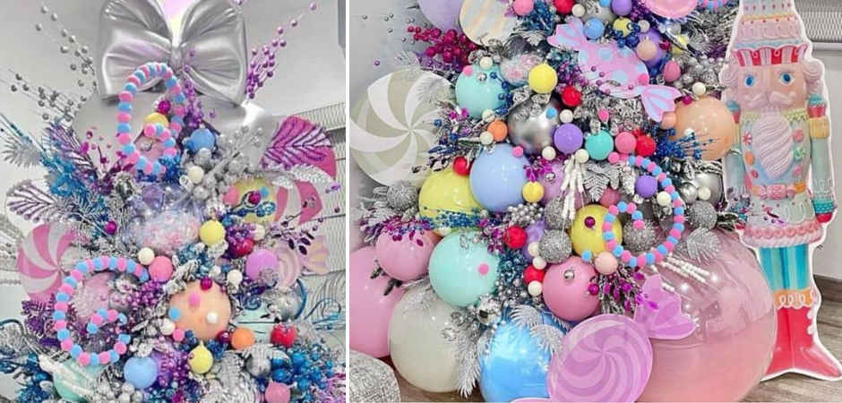 Дизайнерская Елка Премиум с Ярким Розовым Декором Christmas Tree Fun Game Дизайнерская Елка Премиум с Ярким Розовым Декором Christmas Tree Fun Game - Loft-Concept в Перми