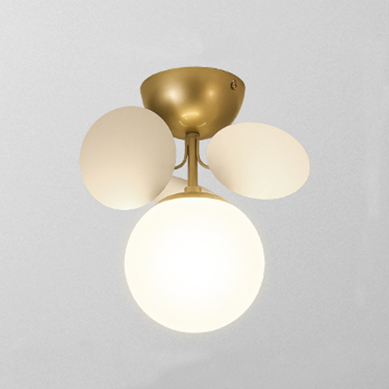 Потолочный светильник MATISSE ceiling lamp one Золотой Белый Светло-серый Мульти в Перми | Loft Concept 