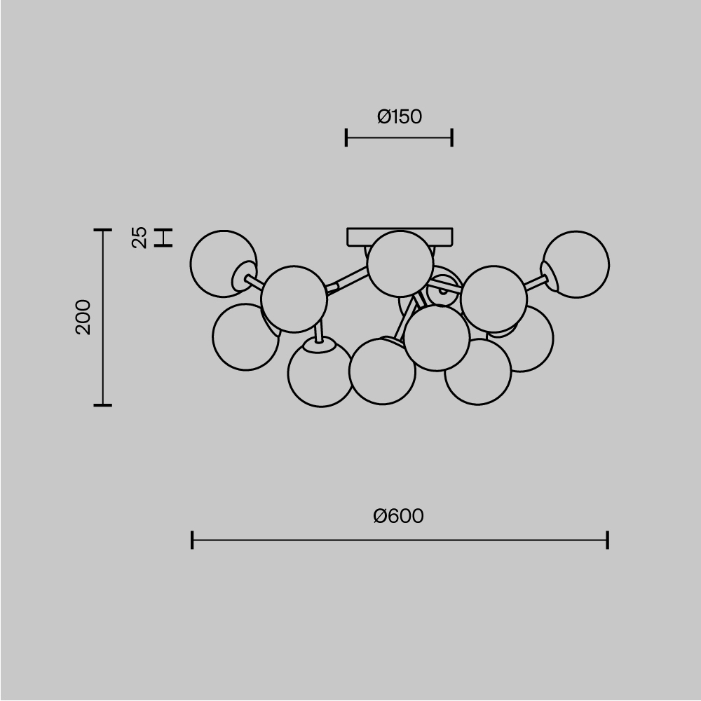 Потолочный светильник Dallas G9 в Перми