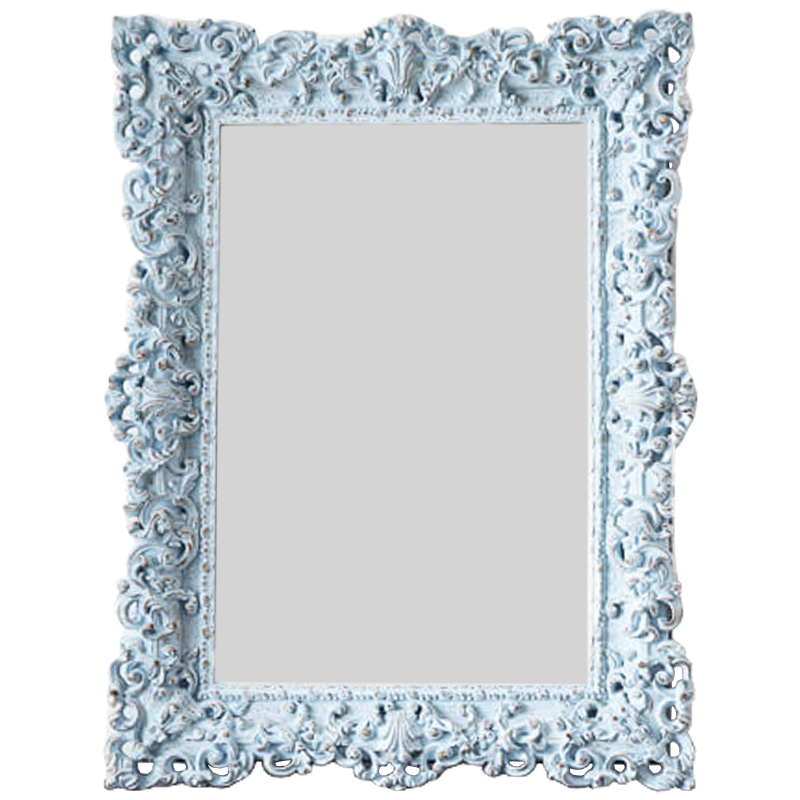 Зеркало Leeuw Mirror Pastel Blue Винтажный голубой в Перми | Loft Concept 