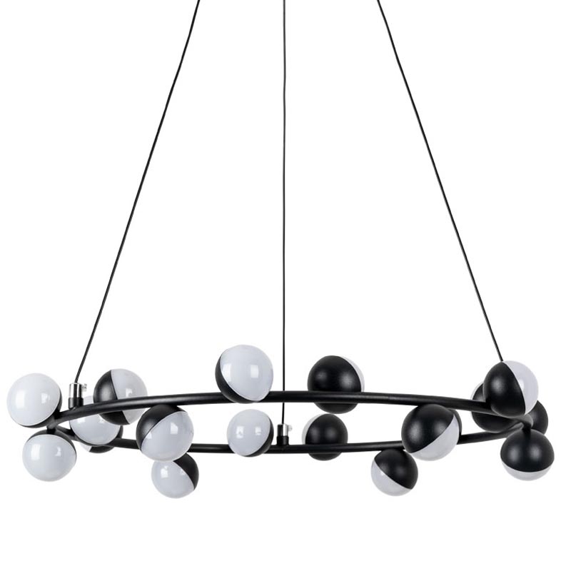 Люстра Vilelme Chandelier black 50 Черный в Перми | Loft Concept 