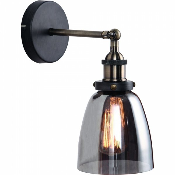 Бра Smoke Glass cloche Wall Lamp  в Перми | Loft Concept 