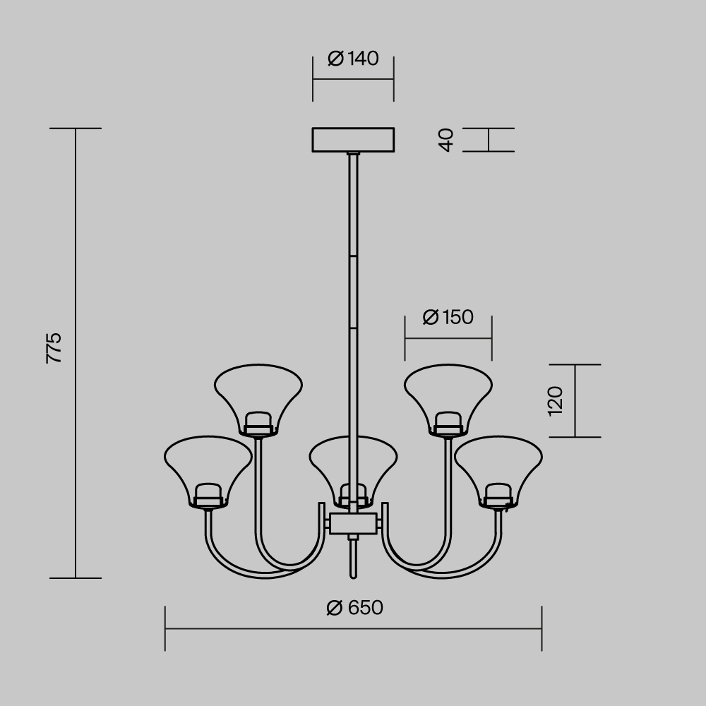 Люстра подвесная Dynasty 3000К в Перми
