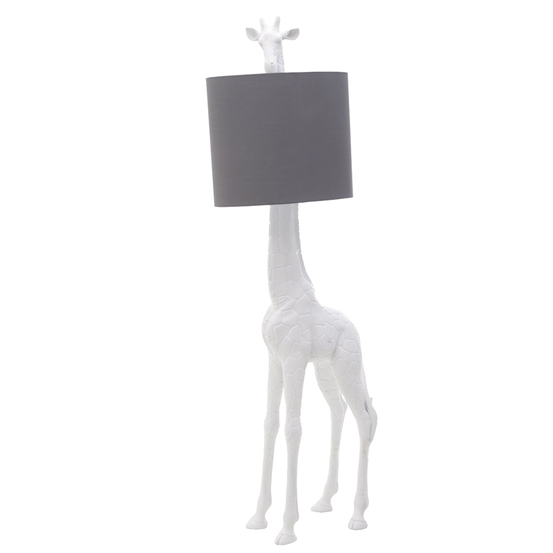 Торшер White Giraffe Floor lamp Белый Серый в Перми | Loft Concept 