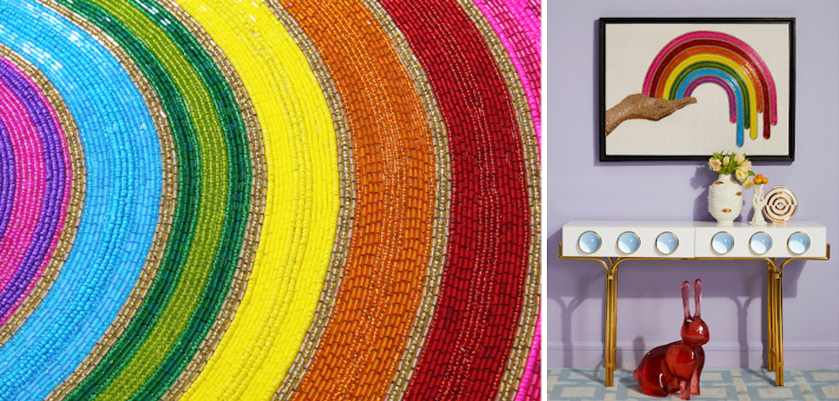 Панно Jonathan Adler RAINBOW BEADED WALL ART Панно Jonathan Adler RAINBOW BEADED WALL ART - Loft-Concept в Перми