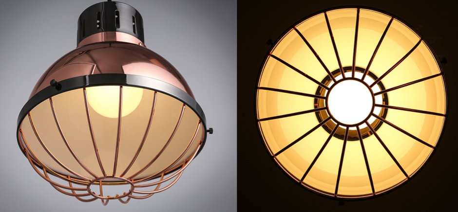 Подвесной светильник Ufo Copper Pendant Small Подвесной светильник Ufo Copper Pendant Small - Loft-Concept в Перми