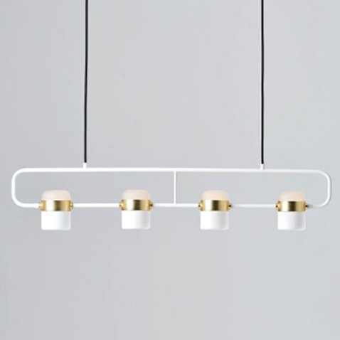 ЛЮСТРА SEEDDESIGN LING PL4 LINEAR SUSPENSION LIGHT Черный Медь Белый Золотой в Перми | Loft Concept 