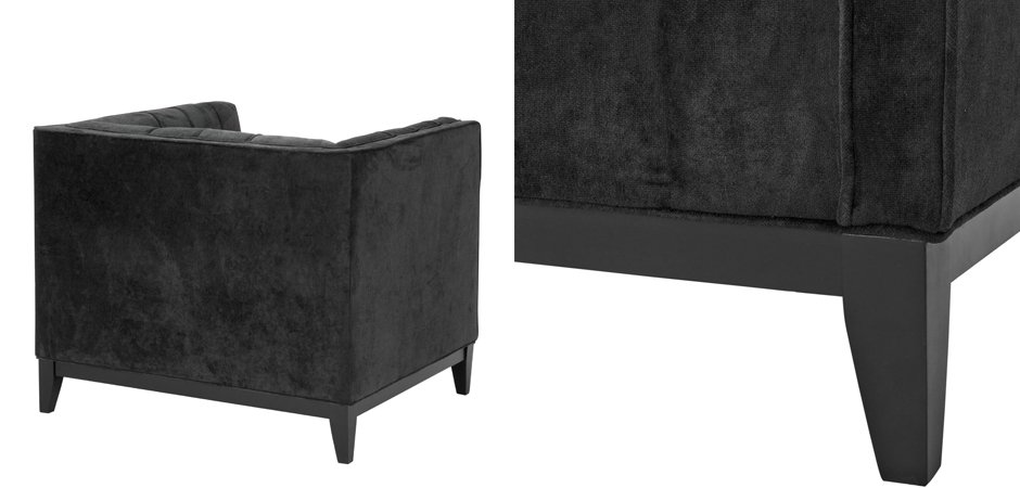 Кресло Eichholtz Chair Aldgate Black Кресло Eichholtz Chair Aldgate Black - Loft-Concept в Перми