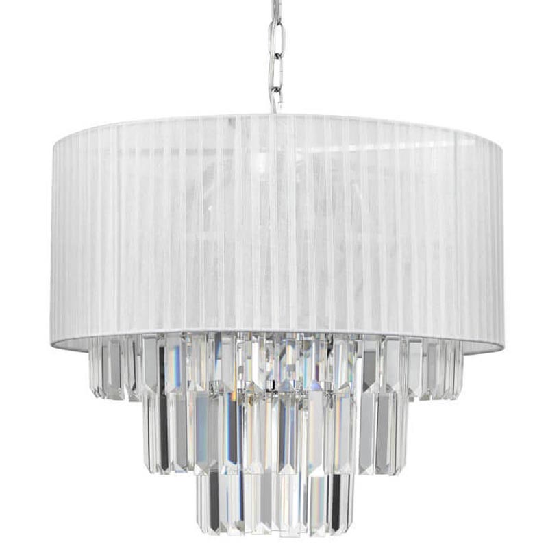 Люстра Laurella Chandelier Прозрачный (Transparent) Хром в Перми | Loft Concept 