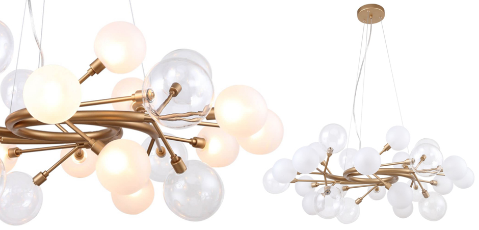 Люстра Berries Chandelier White 85 Люстра Berries Chandelier White 85 - Loft-Concept в Перми