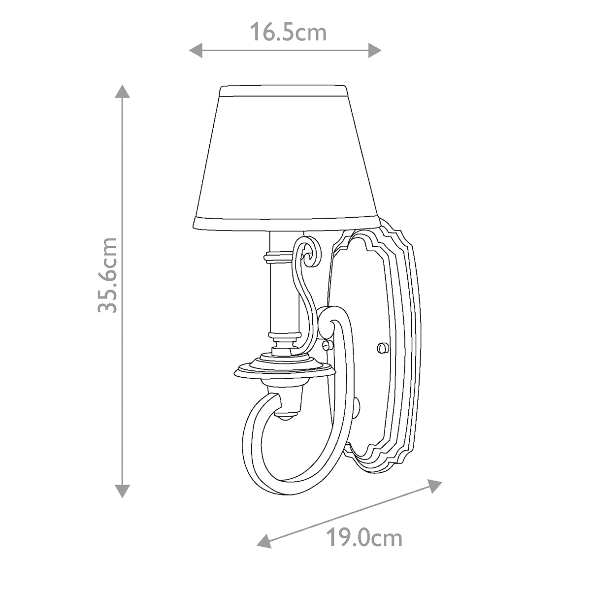 Бра бронзового цвета со светло-янтарным абажуром из органзы Hinkley в Перми