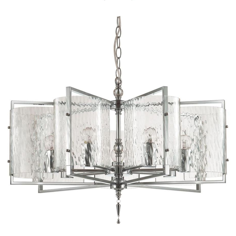 Люстра Karissa Chrome Chandelier 65 Хром Прозрачный (Transparent) в Перми | Loft Concept 