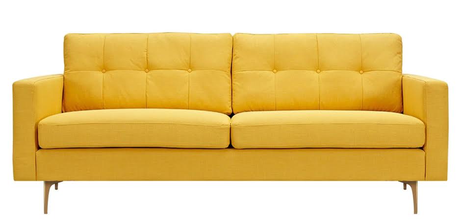 Диван Papaya Yellow Greta Sofa Диван желтая шерсть Диван Papaya Yellow Greta Sofa Диван желтая шерсть - Loft-Concept в Перми