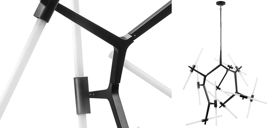Люстра Агнес Chandelier Black 20 Люстра Агнес Chandelier Black 20 - Loft-Concept в Перми