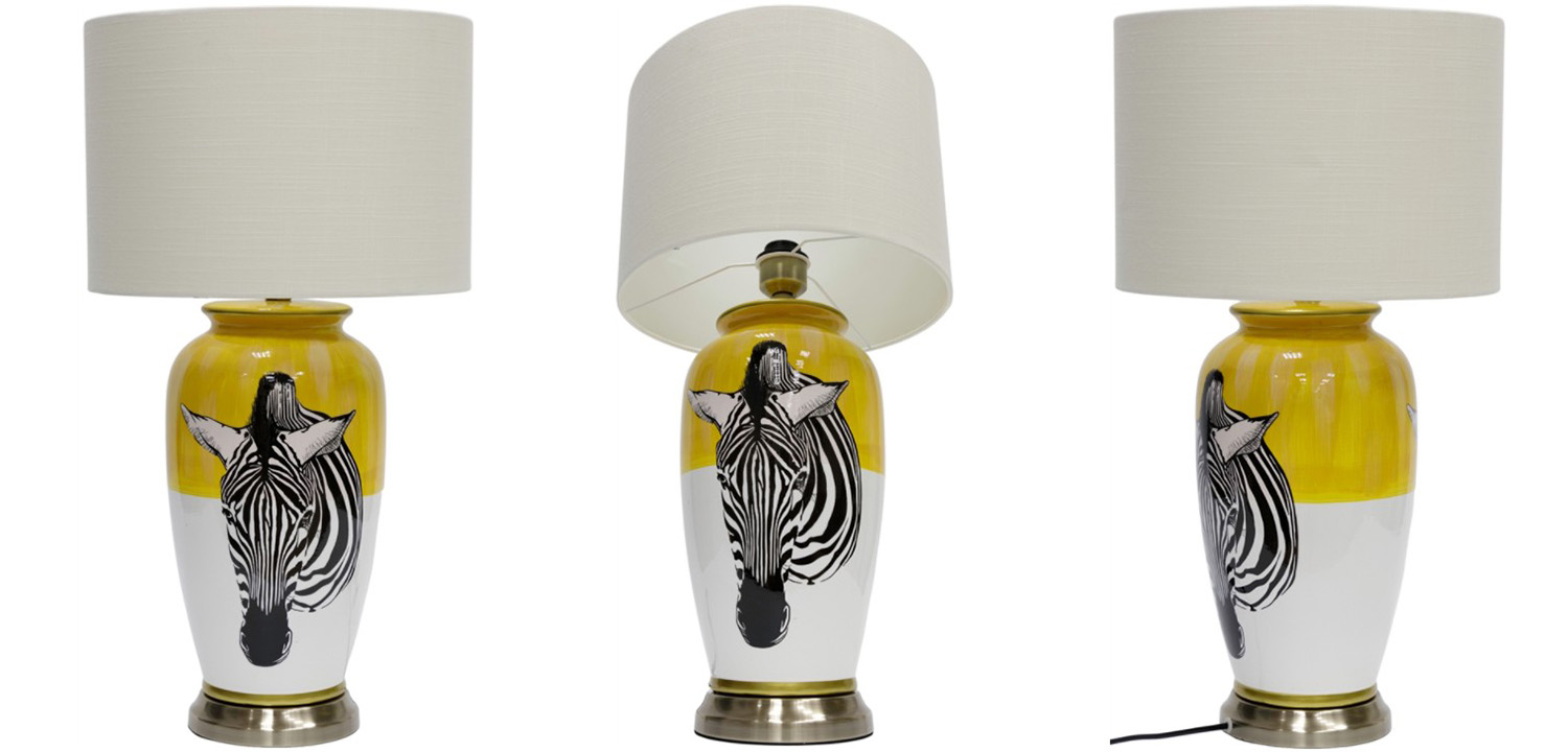 Настольная лампа Zebra head Table lamp - фото
