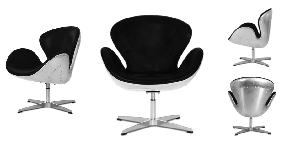 Кресло Spitfire Swan Chair Aviator - фото №3