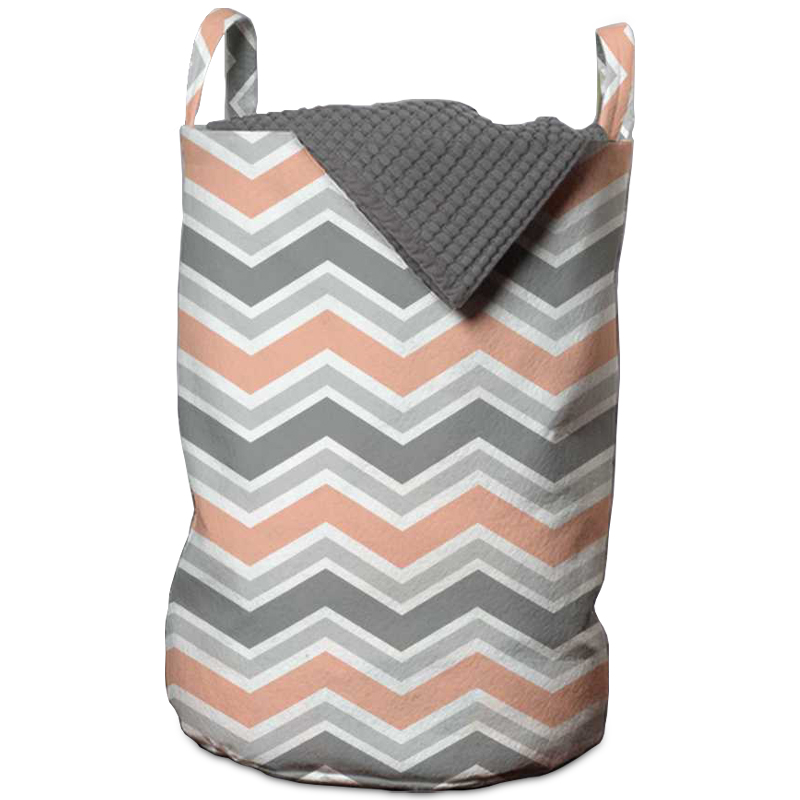 Корзина Gray Chevron Basket Мульти в Перми | Loft Concept 