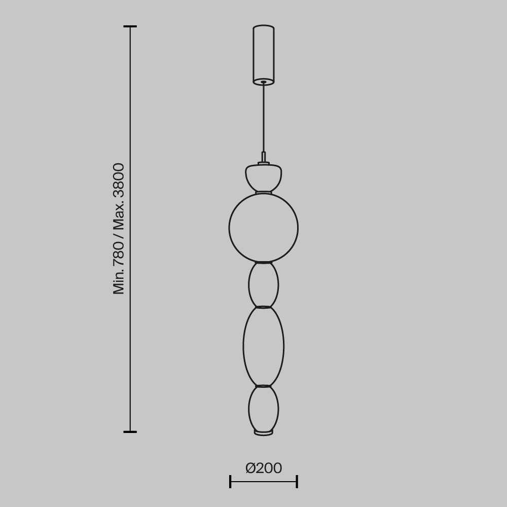 Подвесной светильник Adore LED 3000K 17Bт в Перми