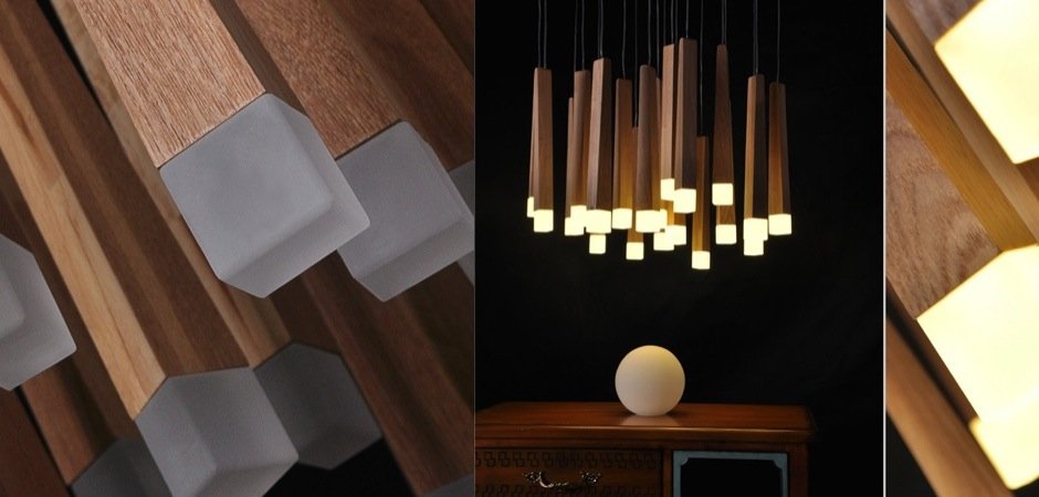 Люстра Wooden Glowworm Round Люстра Wooden Glowworm Round - Loft-Concept в Перми