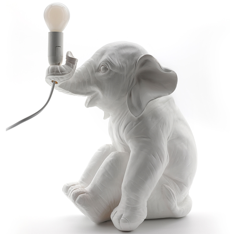 Настольная лампа Table Lamp Elephant Белый в Перми | Loft Concept 