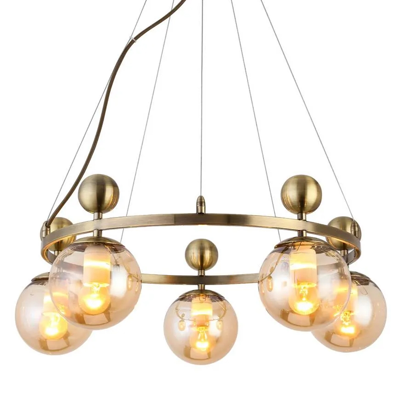 Люстра Demian Bronze Chandelier Бронза Люстра Demian Bronze Chandelier Бронза в Перми | Loft Concept
