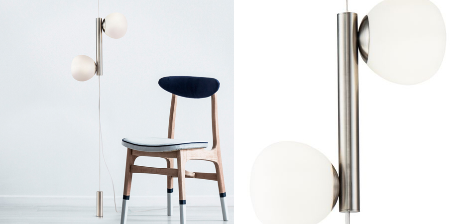Торшер Tiepolo Ball Floor Lamp Double nickel Торшер Tiepolo Ball Floor Lamp Double nickel - Loft-Concept в Перми