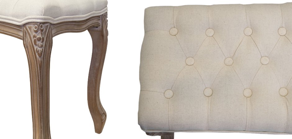 Банкетка French Provence Farmhouse Bench ivory Банкетка French Provence Farmhouse Bench ivory - Loft-Concept в Перми