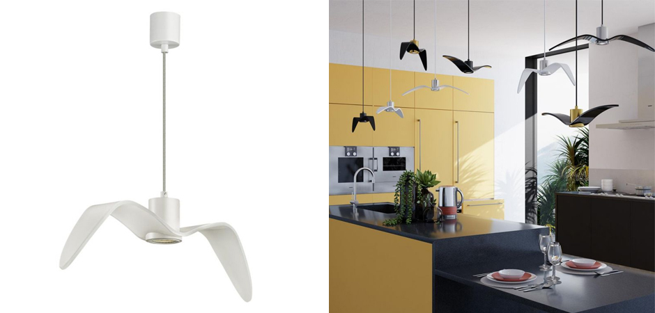 Подвесной светильник Seagull белый Подвесной светильник Seagull белый - Loft-Concept в Перми