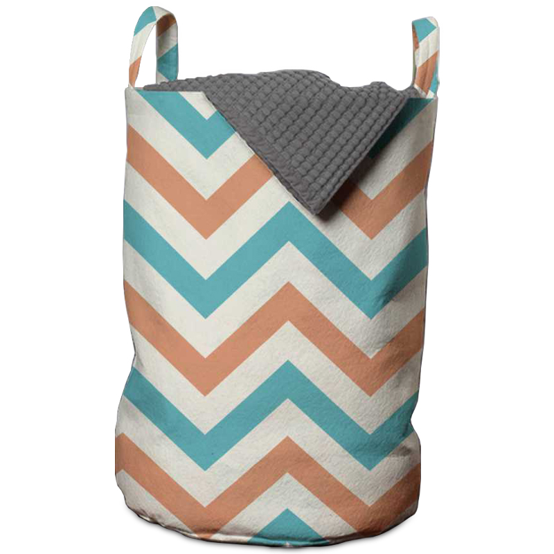 Корзина Turquoise Chevron Basket Мульти в Перми | Loft Concept 