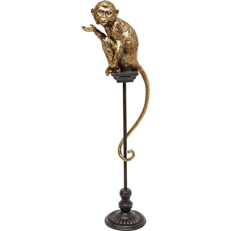 Статуэтка Golden Monkey on a stand Золотой в Перми | Loft Concept 